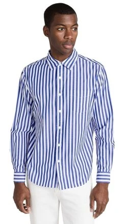 Alex Mill Mill Shirt In Wide Striped Portuguese Poplin -Strix Wear Shop amill303641a7da 1675297315354 2 0. UX357 QL90