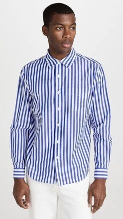 Alex Mill Mill Shirt In Wide Striped Portuguese Poplin -Strix Wear Shop amill303641a7da 1675297316932 2 0. UX357 QL90