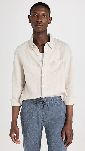 Alex Mill Mill Shirt In Linen 3 Alex Mill Mill Shirt In Linen