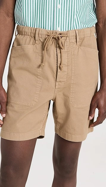 Alex Mill Pull-On Button Fly Shorts 3 Alex Mill Pull-On Button Fly Shorts