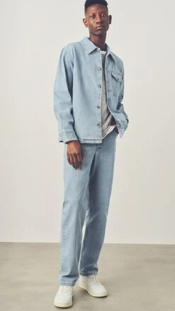 A.P.C. Fairfax Indigo Stretch Jeans -Strix Wear Shop apcaa3258228574 1677265907389 2 0. UX357 QL90