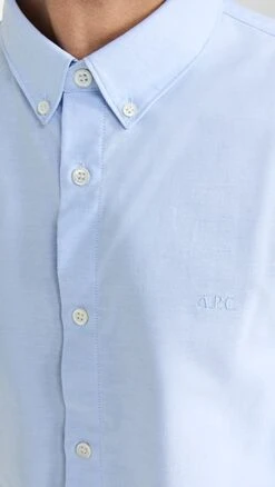 A.P.C. Greg Oxford Shirt -Strix Wear Shop apcaa325831af57 1673628559440 2 0. UX357 QL90