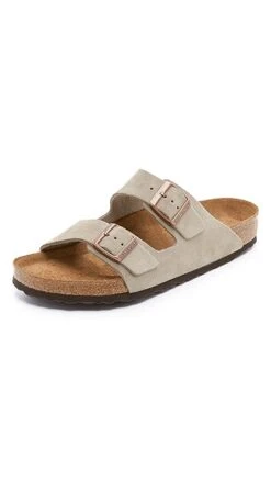 Birkenstock Soft Arizona Suede Sandals