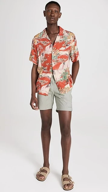 Banks Journal Label Elastic 6.25" Board Shorts 6 Banks Journal Label Elastic 6.25" Board Shorts - Image 4