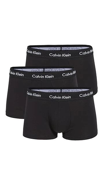Calvin Klein Underwear Cotton Stretch 3-Pack Low Rise Trunks 5 Calvin Klein Underwear Cotton Stretch 3-Pack Low Rise Trunks - Image 3
