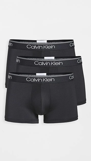 Calvin Klein Underwear Micro Stretch 3-Pack Low Rise Trunks 2 Calvin Klein Underwear Micro Stretch 3-Pack Low Rise Trunks