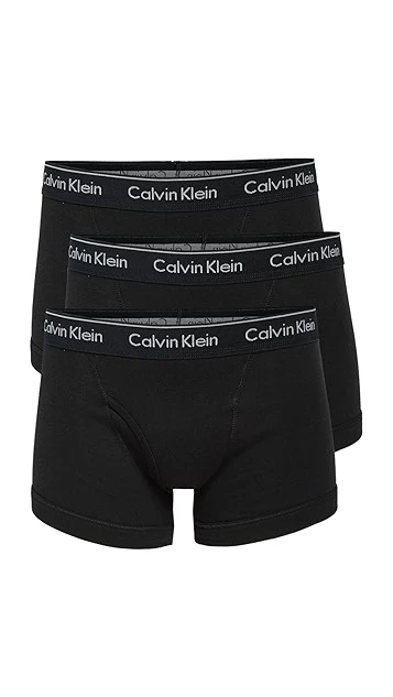 Calvin Klein Underwear Cotton Classic 3-Pack Low Rise Trunks 7 Calvin Klein Underwear Cotton Classic 3-Pack Low Rise Trunks - Image 5