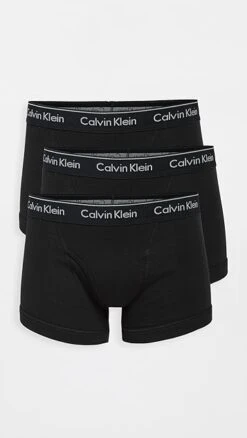 Calvin Klein Underwear Cotton Classic 3-Pack Low Rise Trunks