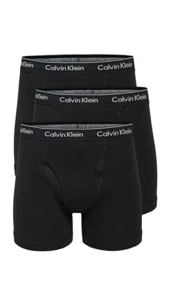 Calvin Klein Underwear Cotton Classic 3-Pack Boxer Briefs -Strix Wear Shop cklen449531071b 1677625920258 2 0. UX357 QL90