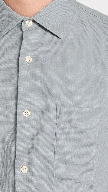 Club Monaco Long Sleeve Waffle Shirt 7 Club Monaco Long Sleeve Waffle Shirt - Image 5