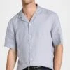 Club Monaco Short Sleeve Linen Shirt