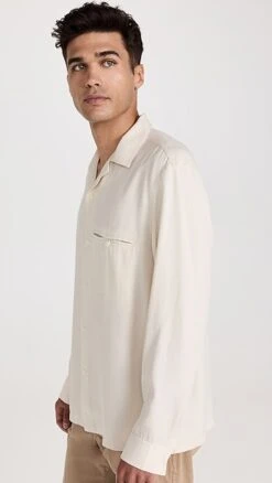 Club Monaco Textured Tencel Shirt -Strix Wear Shop clubm4460810cd7 1682623705044 2 0. UX357 QL90