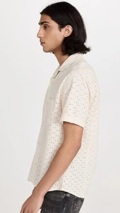 Corridor Floral Eyelet Short Sleeve Shirt -Strix Wear Shop corri3011614a9b 1676671029037 2 0. UX357 QL90