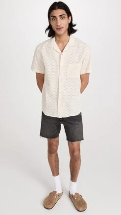 Corridor Floral Eyelet Short Sleeve Shirt -Strix Wear Shop corri3011614a9b 1676671029129 2 0. UX357 QL90