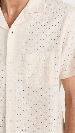 Corridor Floral Eyelet Short Sleeve Shirt -Strix Wear Shop corri3011614a9b 1676671030675 2 0. UX357 QL90