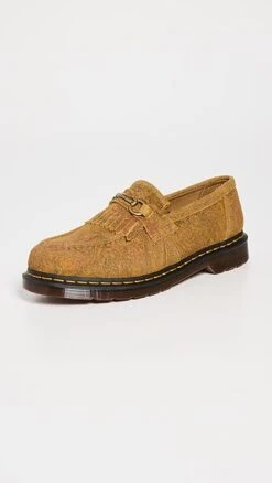 Dr. Martens Archive Marbled Hairy Suede Adrian Snaffle Shoes