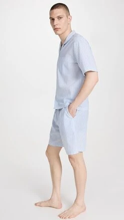 Eberjey Notch Collar Short PJ Set -Strix Wear Shop eberj421261f32e 1678312304298 2 0. UX357 QL90