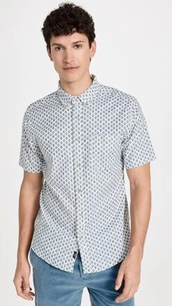 Faherty Short Sleeve Breeze Shirt -Strix Wear Shop faher305941f544 1679687022052 2 0. UX357 QL90