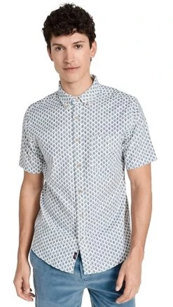 Faherty Short Sleeve Breeze Shirt -Strix Wear Shop faher305941f544 1679687022055 2 0. UX357 QL90