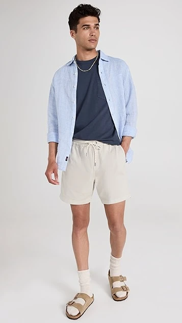 Faherty Essential 6.25" Drawstring Shorts 6 Faherty Essential 6.25" Drawstring Shorts - Image 4