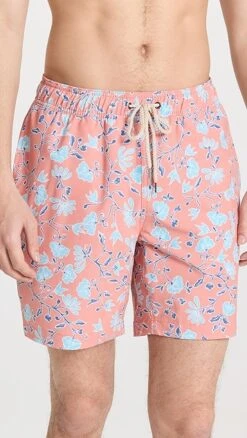 Faherty Beacon Swim Trunks 7"
