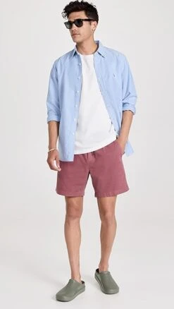 Faherty Essential Drawstring 6" Shorts -Strix Wear Shop faher30657203fa 1682967869701 2 0. UX357 QL90