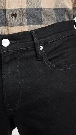 FRAME L'Homme Slim Denim Jeans In Noir Wash -Strix Wear Shop frame3133710652 q5 2 0. UX357 QL90
