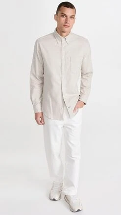 Gitman Vintage White Cotton Tweed -Strix Wear Shop gitma3048830884 1664302883473 2 0. UX357 QL90