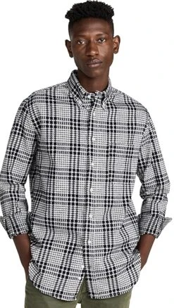 Gitman Vintage Black Large Houndstooth Check -Strix Wear Shop gitma304921c3c8 1664209552393 2 0. UX357 QL90