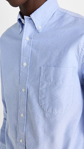 Gitman Vintage Blue Oxford 7 Gitman Vintage Blue Oxford - Image 5