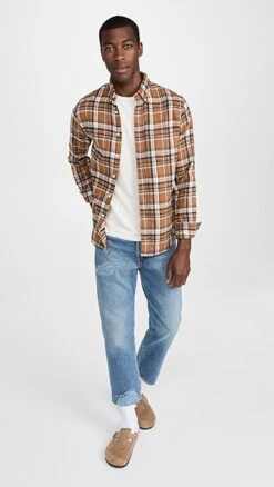 Gitman Vintage Brushed Triple Yarn Button Down Shirt -Strix Wear Shop gitma304981c3c8 1664982636958 2 0. UX357 QL90