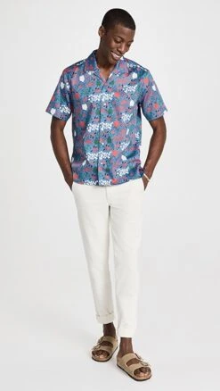 Gitman Vintage Tulip Fields Camp Collar Shirt -Strix Wear Shop gitma305021a569 1680110773562 2 0. UX357 QL90