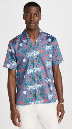 Gitman Vintage Tulip Fields Camp Collar Shirt -Strix Wear Shop gitma305021a569 1680110773884 2 0. UX357 QL90