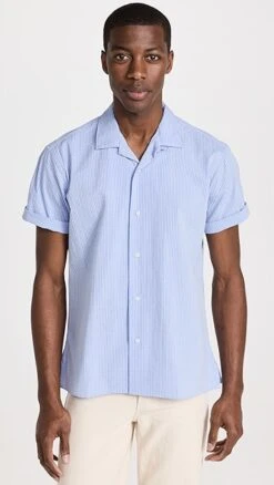 Gitman Vintage Seersucker Camp Collar Shirt