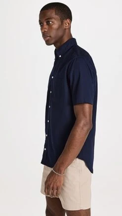 Gitman Vintage Overdyed Oxford Short Sleeve Button Down Shirt -Strix Wear Shop gitma305081d6a1 1680116719665 2 0. UX357 QL90