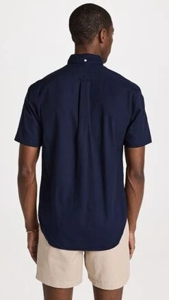 Gitman Vintage Overdyed Oxford Short Sleeve Button Down Shirt -Strix Wear Shop gitma305081d6a1 1680116719760 2 0. UX357 QL90