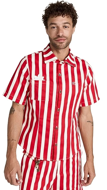 House Of Aama Azaka Cabana Stripe Button-Up Shirt 8 House Of Aama Azaka Cabana Stripe Button-Up Shirt - Image 6