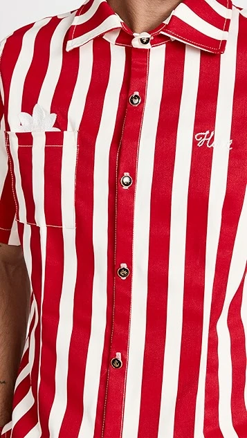 House Of Aama Azaka Cabana Stripe Button-Up Shirt 7 House Of Aama Azaka Cabana Stripe Button-Up Shirt - Image 5