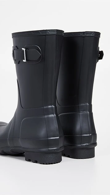 Hunter Boots Men's Original Short Rain Boots 6 Hunter Boots Men's Original Short Rain Boots - Image 4