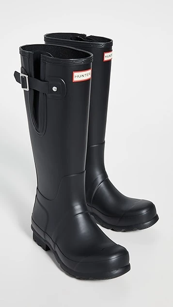 Hunter Boots Men's Tall Side Adjustable Rain Boots 4 Hunter Boots Men's Tall Side Adjustable Rain Boots - Image 2