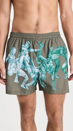 JW Anderson Pol All Over Print Shorts