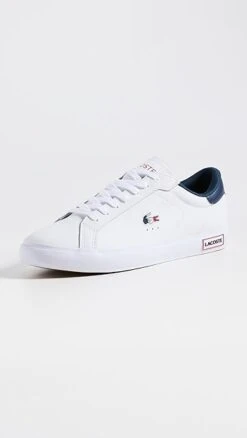 Lacoste Powercourt Leather Tricolor Sneakers