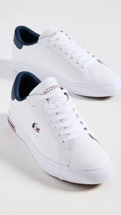 Lacoste Powercourt Leather Tricolor Sneakers -Strix Wear Shop lcost305031f4e8 1678210180388 2 0. UX357 QL90