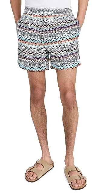 Missoni Costume Regular 5" Shorts 9 Missoni Costume Regular 5" Shorts - Image 7