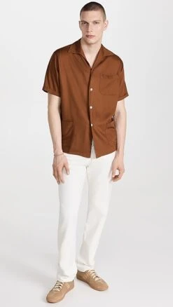 Maison Margiela Short Sleeved Shirt -Strix Wear Shop mmmar3023212000 1678466305792 2 0. UX357 QL90