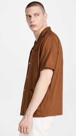 Maison Margiela Short Sleeved Shirt -Strix Wear Shop mmmar3023212000 1678466305798 2 0. UX357 QL90