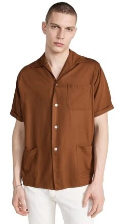 Maison Margiela Short Sleeved Shirt -Strix Wear Shop mmmar3023212000 1678466305887 2 0. UX357 QL90