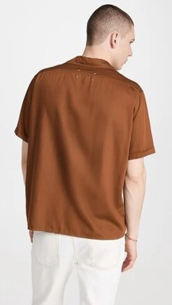 Maison Margiela Short Sleeved Shirt -Strix Wear Shop mmmar3023212000 1678466305987 2 0. UX357 QL90