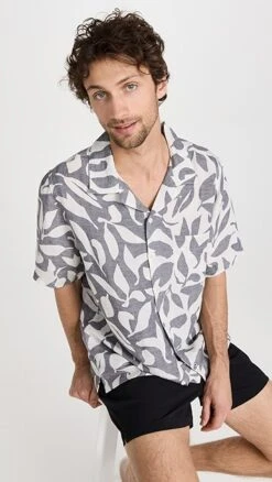 Onia Air Linen Convertible Camp Shirt -Strix Wear Shop oniaa3051612155 1673990499049 2 0. UX357 QL90