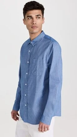 Onia Washed Oxford Long Sleeve Shirt 11 Onia Washed Oxford Long Sleeve Shirt -Strix Wear Shop oniaa3057517159 1679331999145 2 0. UX357 QL90
